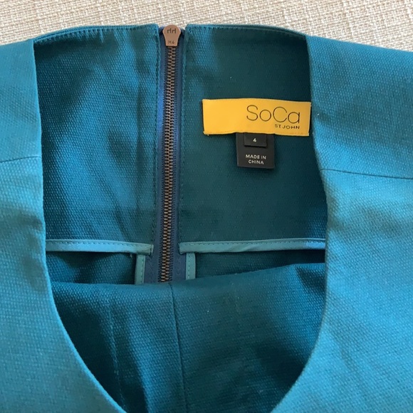 Teal dress (office to cocktails) - Picture 3 of 4